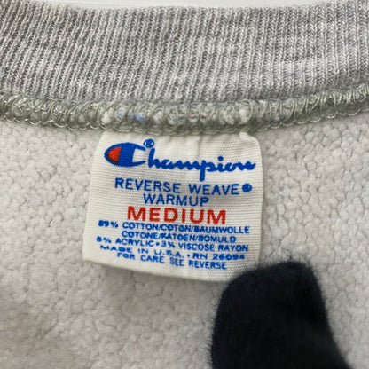 【現状渡し品】【メンズ】 80's REVERSEWEAVE WARMUP SWEAT VINTAGE 80年代 リバースウィーブ ウォームアップ スウェット トップス プルオーバー 目無し ヴィンテージ 145-260413-ks-11-fuzh サイズ：M　※完全目無し カラー：グレー 万代Net店