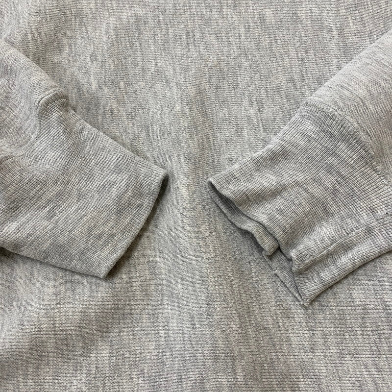 【現状渡し品】【メンズ】 80's REVERSEWEAVE WARMUP SWEAT VINTAGE 80年代 リバースウィーブ ウォームアップ スウェット トップス プルオーバー 目無し ヴィンテージ 145-260413-ks-11-fuzh サイズ：M　※完全目無し カラー：グレー 万代Net店