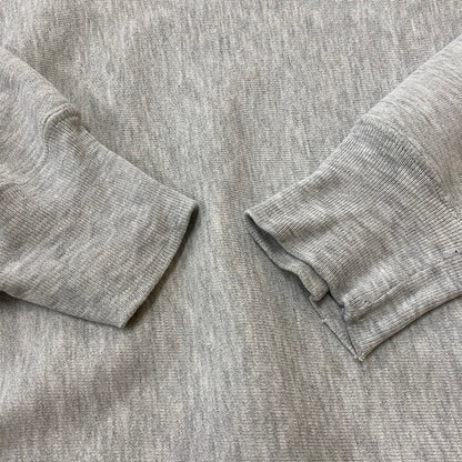 【現状渡し品】【メンズ】 80's REVERSEWEAVE WARMUP SWEAT VINTAGE 80年代 リバースウィーブ ウォームアップ スウェット トップス プルオーバー 目無し ヴィンテージ 145-260413-ks-11-fuzh サイズ：M　※完全目無し カラー：グレー 万代Net店