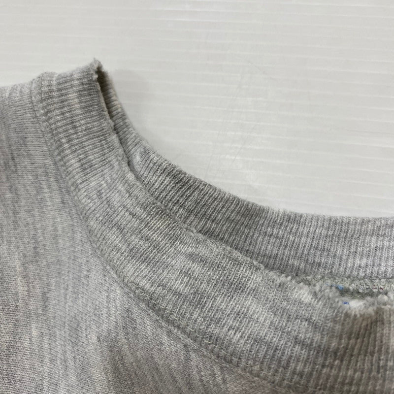 【現状渡し品】【メンズ】 80's REVERSEWEAVE WARMUP SWEAT VINTAGE 80年代 リバースウィーブ ウォームアップ スウェット トップス プルオーバー 目無し ヴィンテージ 145-260413-ks-11-fuzh サイズ：M　※完全目無し カラー：グレー 万代Net店