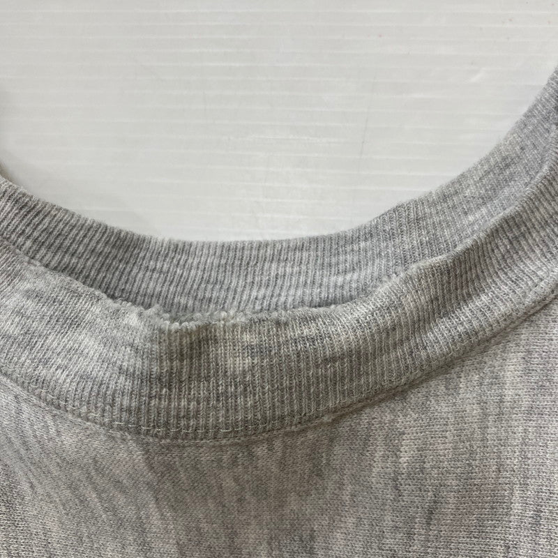 【現状渡し品】【メンズ】 80's REVERSEWEAVE WARMUP SWEAT VINTAGE 80年代 リバースウィーブ ウォームアップ スウェット トップス プルオーバー 目無し ヴィンテージ 145-260413-ks-11-fuzh サイズ：M　※完全目無し カラー：グレー 万代Net店