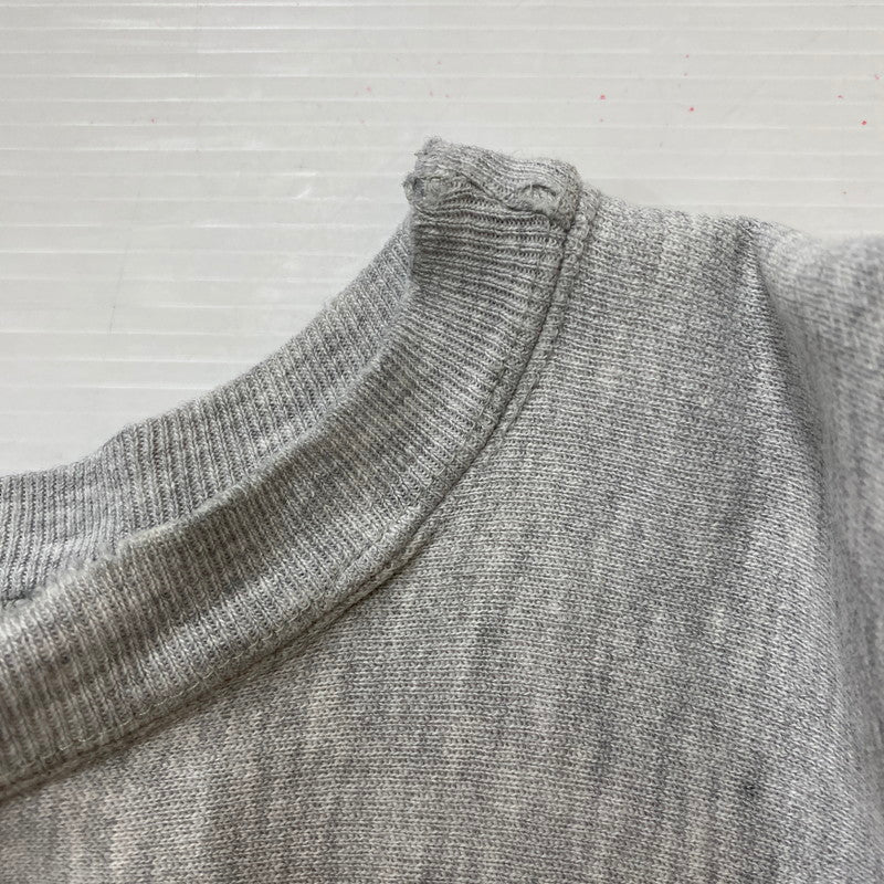 【現状渡し品】【メンズ】 80's REVERSEWEAVE WARMUP SWEAT VINTAGE 80年代 リバースウィーブ ウォームアップ スウェット トップス プルオーバー 目無し ヴィンテージ 145-260413-ks-11-fuzh サイズ：M　※完全目無し カラー：グレー 万代Net店