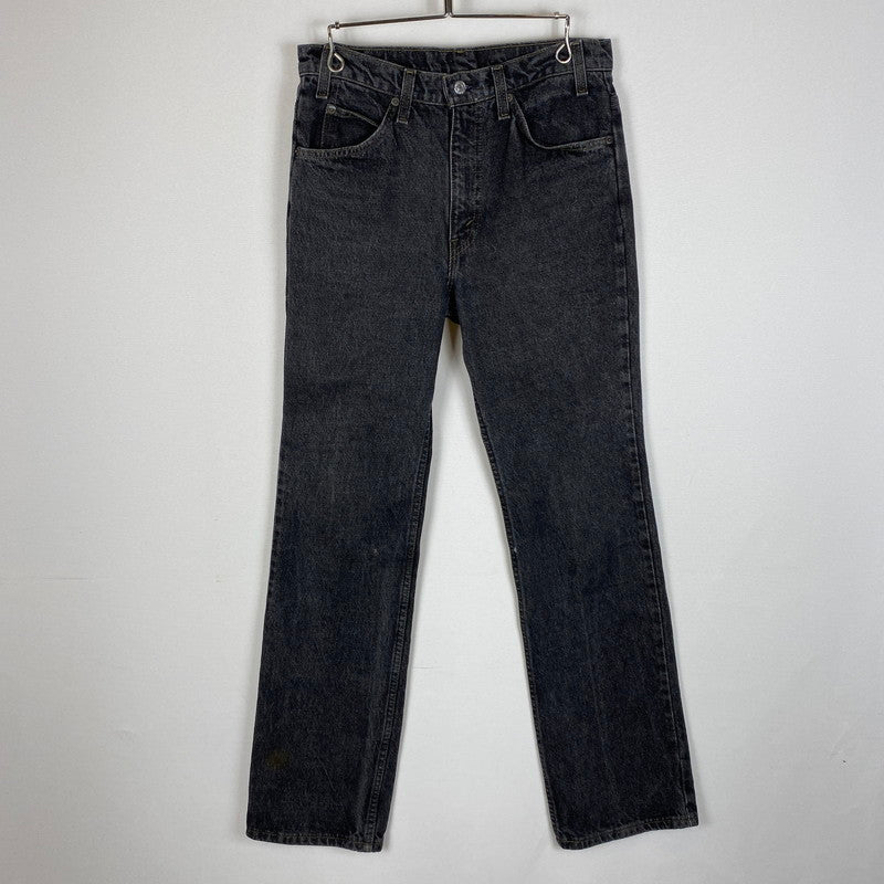 【中古品】【メンズ】 Levi's リーバイス 90's 517 STRAIGHT DENIM PANTS 40517-0259 90年代 517 ストレート デニムパンツ ボトムス ジーンズ ボタン裏刻印296 USA製 156-260410-ks-09-tei サイズ：W32L32　※91年製 カラー：ブラック 万代Net店