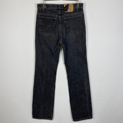 【中古品】【メンズ】 Levi's リーバイス 90's 517 STRAIGHT DENIM PANTS 40517-0259 90年代 517 ストレート デニムパンツ ボトムス ジーンズ ボタン裏刻印296 USA製 156-260410-ks-09-tei サイズ：W32L32　※91年製 カラー：ブラック 万代Net店