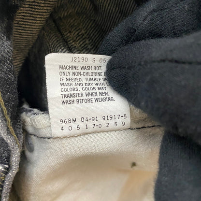 【中古品】【メンズ】 Levi's リーバイス 90's 517 STRAIGHT DENIM PANTS 40517-0259 90年代 517 ストレート デニムパンツ ボトムス ジーンズ ボタン裏刻印296 USA製 156-260410-ks-09-tei サイズ：W32L32　※91年製 カラー：ブラック 万代Net店
