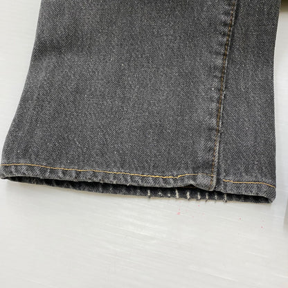 【中古品】【メンズ】 Levi's リーバイス 80's 501 STRAIGHT DENIM PANTS VINTAGE 80年代 501 ストレート デニムパンツ ボトムス ジーンズ ヴィンテージ ボタン裏刻印 524 エルパソ工場製 156-260410-ks-08-tei サイズ：サイズ表記無し カラー：ブラック 万代Net店