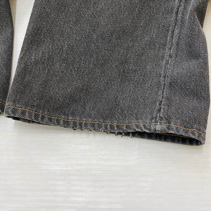 【中古品】【メンズ】 Levi's リーバイス 80's 501 STRAIGHT DENIM PANTS VINTAGE 80年代 501 ストレート デニムパンツ ボトムス ジーンズ ヴィンテージ ボタン裏刻印 524 エルパソ工場製 156-260410-ks-08-tei サイズ：サイズ表記無し カラー：ブラック 万代Net店