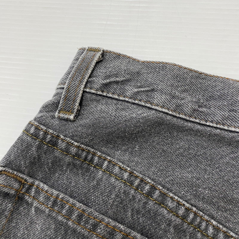 【中古品】【メンズ】 Levi's リーバイス 80's 501 STRAIGHT DENIM PANTS VINTAGE 80年代 501 ストレート デニムパンツ ボトムス ジーンズ ヴィンテージ ボタン裏刻印 524 エルパソ工場製 156-260410-ks-08-tei サイズ：サイズ表記無し カラー：ブラック 万代Net店