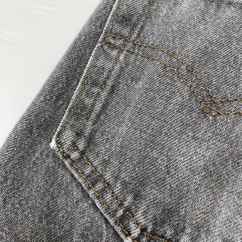 【中古品】【メンズ】 Levi's リーバイス 80's 501 STRAIGHT DENIM PANTS VINTAGE 80年代 501 ストレート デニムパンツ ボトムス ジーンズ ヴィンテージ ボタン裏刻印 524 エルパソ工場製 156-260410-ks-08-tei サイズ：サイズ表記無し カラー：ブラック 万代Net店