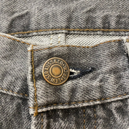【中古品】【メンズ】 Levi's リーバイス 80's 501 STRAIGHT DENIM PANTS VINTAGE 80年代 501 ストレート デニムパンツ ボトムス ジーンズ ヴィンテージ ボタン裏刻印 524 エルパソ工場製 156-260410-ks-08-tei サイズ：サイズ表記無し カラー：ブラック 万代Net店