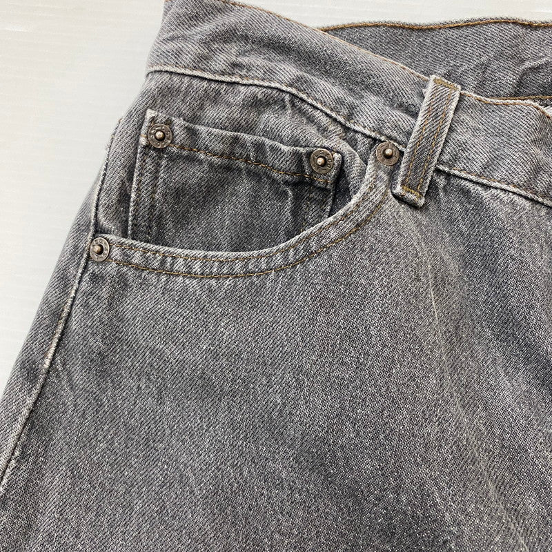 【中古品】【メンズ】 Levi's リーバイス 80's 501 STRAIGHT DENIM PANTS VINTAGE 80年代 501 ストレート デニムパンツ ボトムス ジーンズ ヴィンテージ ボタン裏刻印 524 エルパソ工場製 156-260410-ks-08-tei サイズ：サイズ表記無し カラー：ブラック 万代Net店