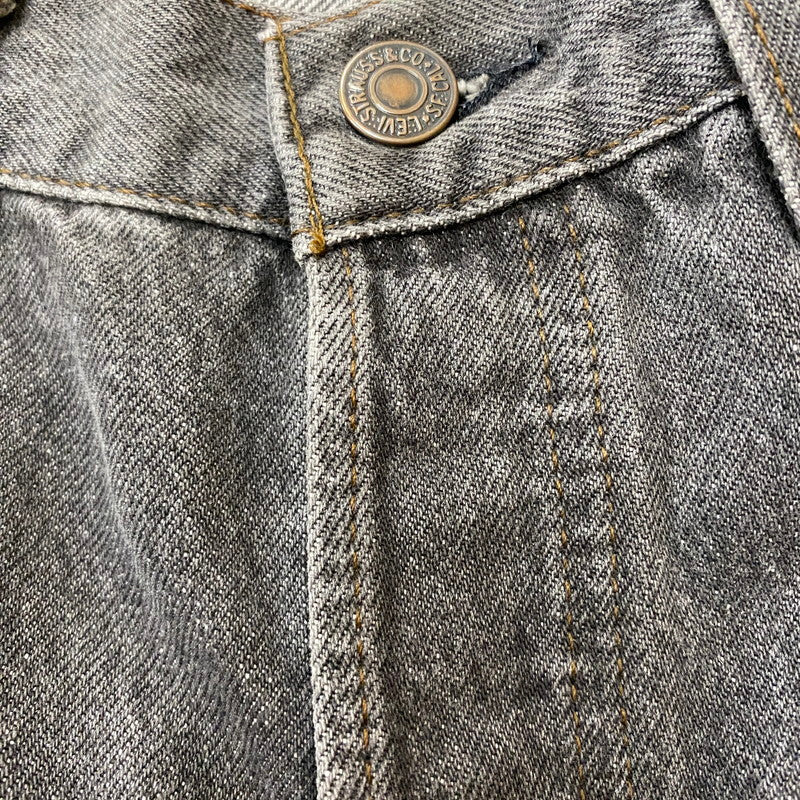 【中古品】【メンズ】 Levi's リーバイス 80's 501 STRAIGHT DENIM PANTS VINTAGE 80年代 501 ストレート デニムパンツ ボトムス ジーンズ ヴィンテージ ボタン裏刻印 524 エルパソ工場製 156-260410-ks-08-tei サイズ：サイズ表記無し カラー：ブラック 万代Net店
