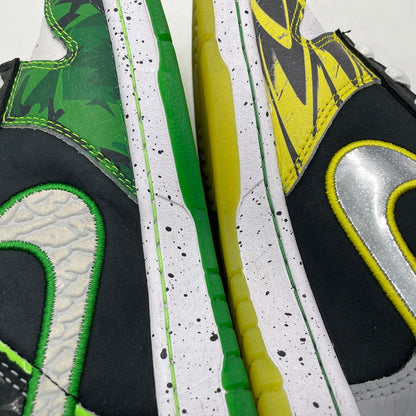 【中古品】【メンズ】 NIKE ナイキ × DIVISION STREET ディビジョンストリート 別注 コラボ DUNK LOW PREM ”WHAT THE DUCKS AWAY” HV1454-100 ダンク ロー ワットザダック アウェイ スニーカー 靴 160-260415-yo-05-tei サイズ：26.5cm カラー：グリーン/イエロー 万代Net店