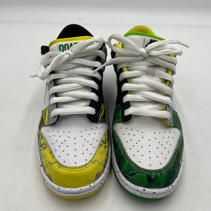 【中古品】【メンズ】 NIKE ナイキ × DIVISION STREET ディビジョンストリート 別注 コラボ DUNK LOW PREM ”WHAT THE DUCKS AWAY” HV1454-100 ダンク ロー ワットザダック アウェイ スニーカー 靴 160-260415-yo-05-tei サイズ：26.5cm カラー：グリーン/イエロー 万代Net店