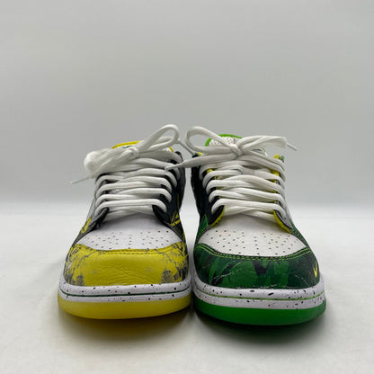 【中古品】【メンズ】 NIKE ナイキ × DIVISION STREET ディビジョンストリート 別注 コラボ DUNK LOW PREM ”WHAT THE DUCKS AWAY” HV1454-100 ダンク ロー ワットザダック アウェイ スニーカー 靴 160-260415-yo-05-tei サイズ：26.5cm カラー：グリーン/イエロー 万代Net店