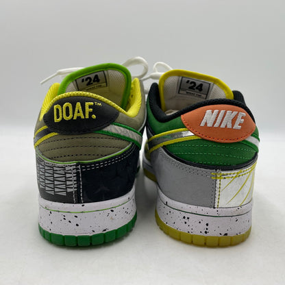 【中古品】【メンズ】 NIKE ナイキ × DIVISION STREET ディビジョンストリート 別注 コラボ DUNK LOW PREM ”WHAT THE DUCKS AWAY” HV1454-100 ダンク ロー ワットザダック アウェイ スニーカー 靴 160-260415-yo-05-tei サイズ：26.5cm カラー：グリーン/イエロー 万代Net店