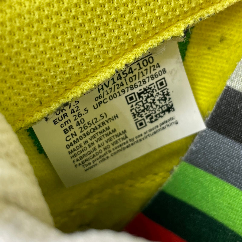 【中古品】【メンズ】 NIKE ナイキ × DIVISION STREET ディビジョンストリート 別注 コラボ DUNK LOW PREM ”WHAT THE DUCKS AWAY” HV1454-100 ダンク ロー ワットザダック アウェイ スニーカー 靴 160-260415-yo-05-tei サイズ：26.5cm カラー：グリーン/イエロー 万代Net店