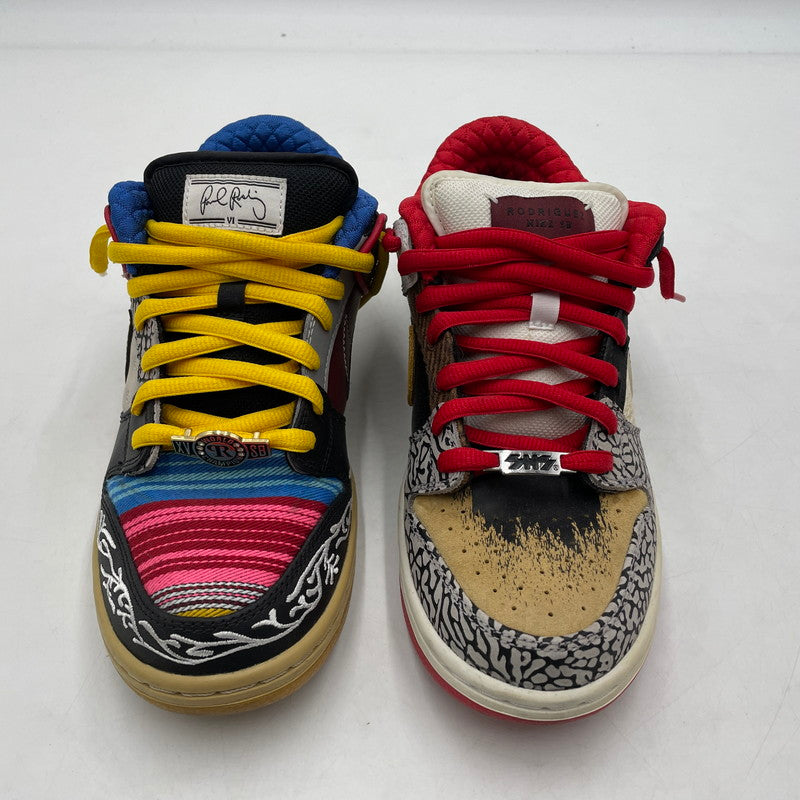 【中古品】【メンズ】 NIKE ナイキ NIKE SB ナイキ スケートボーディング DUNK LOW PRO QS ”WHAT THE P-ROD" CZ2239-600 ダンク ロー プロ ワット ザ ポール ロドリゲ スニーカー 靴 シューズ 160-260415-yo-04-tei サイズ：26.5cm カラー：マルチ 万代Net店