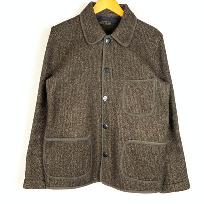 【中古品】【メンズ】 FULLCOUNT フルカウント BROWN'S BEACH ROUND COLLER JACKET BBJ7-003 ブラウンズビーチ ラウンド コラー ジャケット アウター 145-260410-ko-13-tei サイズ：38 カラー：ブラウン 万代Net店