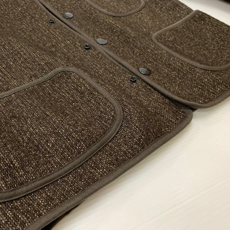 【中古品】【メンズ】 FULLCOUNT フルカウント BROWN'S BEACH ROUND COLLER JACKET BBJ7-003 ブラウンズビーチ ラウンド コラー ジャケット アウター 145-260410-ko-13-tei サイズ：38 カラー：ブラウン 万代Net店