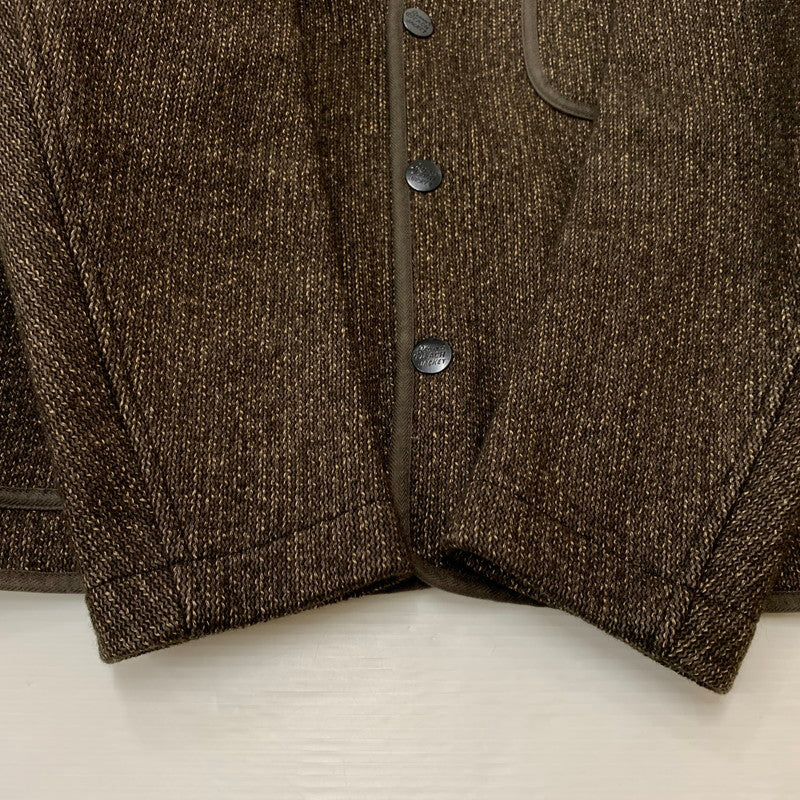 【中古品】【メンズ】 FULLCOUNT フルカウント BROWN'S BEACH ROUND COLLER JACKET BBJ7-003 ブラウンズビーチ ラウンド コラー ジャケット アウター 145-260410-ko-13-tei サイズ：38 カラー：ブラウン 万代Net店