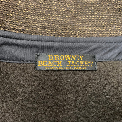 【中古品】【メンズ】 FULLCOUNT フルカウント BROWN'S BEACH ROUND COLLER JACKET BBJ7-003 ブラウンズビーチ ラウンド コラー ジャケット アウター 145-260410-ko-13-tei サイズ：38 カラー：ブラウン 万代Net店