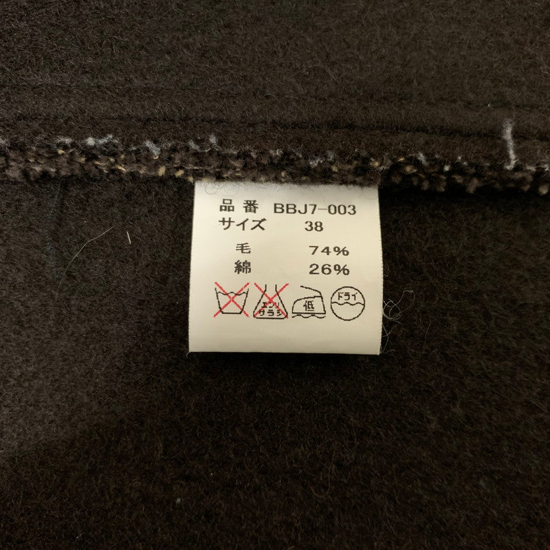【中古品】【メンズ】 FULLCOUNT フルカウント BROWN'S BEACH ROUND COLLER JACKET BBJ7-003 ブラウンズビーチ ラウンド コラー ジャケット アウター 145-260410-ko-13-tei サイズ：38 カラー：ブラウン 万代Net店