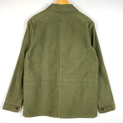 【中古品】【メンズ】 FOB FACTORY エフオービーファクトリー FRENCH MOLESKIN JACKET F2373 フレンチ モールスキン ジャケット アウター ワークジャケット 145-260410-ko-11-tei サイズ：2 カラー：カーキ 万代Net店