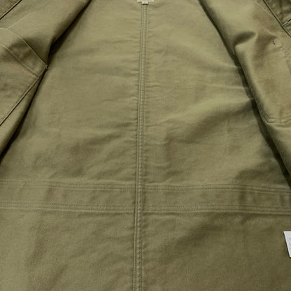 【中古品】【メンズ】 FOB FACTORY エフオービーファクトリー FRENCH MOLESKIN JACKET F2373 フレンチ モールスキン ジャケット アウター ワークジャケット 145-260410-ko-11-tei サイズ：2 カラー：カーキ 万代Net店