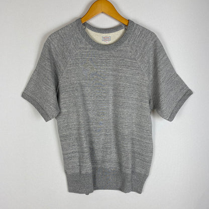 【中古品】【メンズ】 The REAL McCOY'S ザリアルマッコイズ 9oz LOOPWHEEL S/S SWEATSHIRT MC24120 9オンス ループホイール ショートスリーブ スウェットシャツ トップス プルオーバー トレーナー 145-260413-ks-09-tei サイズ：M カラー：グレー 万代Net店