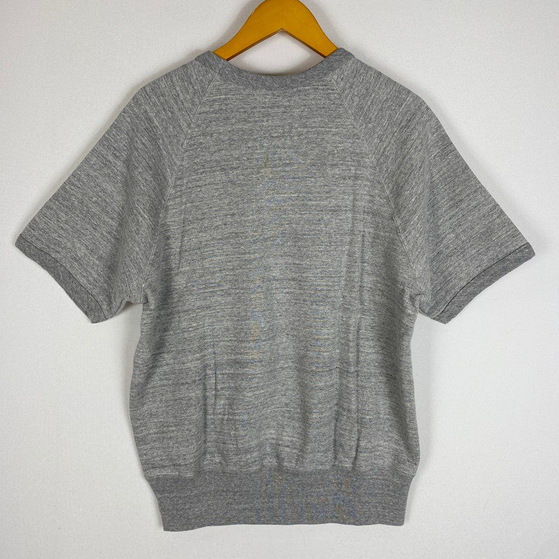 【中古品】【メンズ】 The REAL McCOY'S ザリアルマッコイズ 9oz LOOPWHEEL S/S SWEATSHIRT MC24120 9オンス ループホイール ショートスリーブ スウェットシャツ トップス プルオーバー トレーナー 145-260413-ks-09-tei サイズ：M カラー：グレー 万代Net店