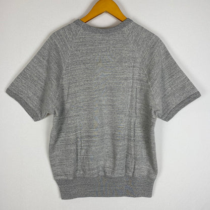 【中古品】【メンズ】 The REAL McCOY'S ザリアルマッコイズ 9oz LOOPWHEEL S/S SWEATSHIRT MC24120 9オンス ループホイール ショートスリーブ スウェットシャツ トップス プルオーバー トレーナー 145-260413-ks-09-tei サイズ：M カラー：グレー 万代Net店