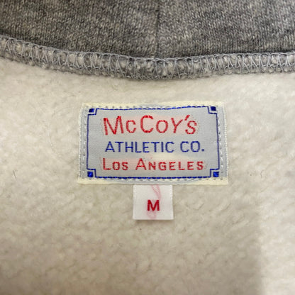 【中古品】【メンズ】 The REAL McCOY'S ザリアルマッコイズ 10oz MILITARY PRINT HOODED SWEATSHIRT MC24108 10オンス ミリタリー プリント フーデッド スウェットシャツ トップス プルオーバーパーカー 145-260413-ks-10-tei サイズ：M カラー：グレー 万代Net店