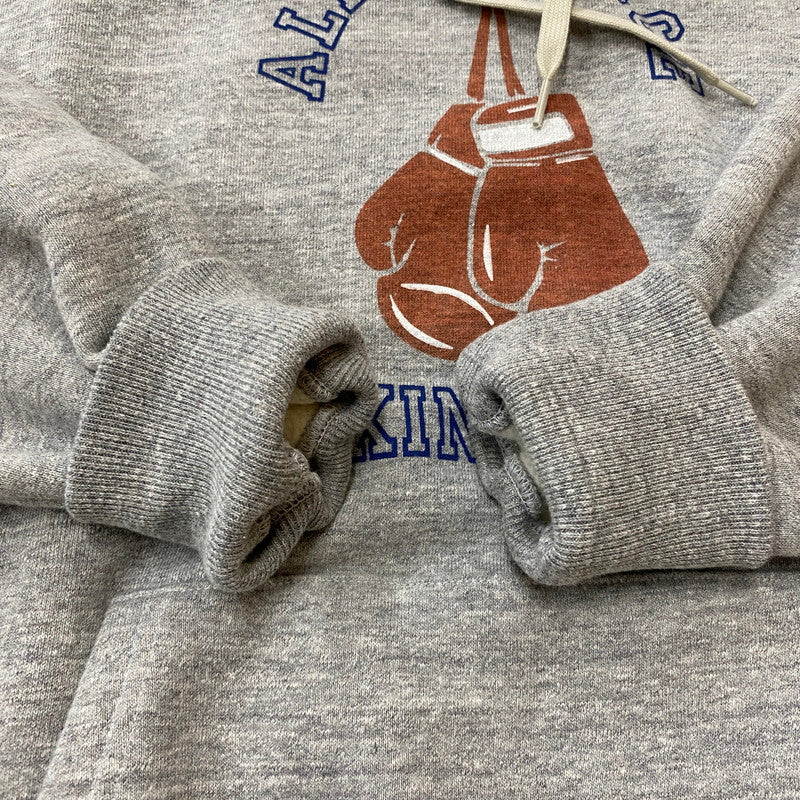 【中古品】【メンズ】 The REAL McCOY'S ザリアルマッコイズ 10oz MILITARY PRINT HOODED SWEATSHIRT MC24108 10オンス ミリタリー プリント フーデッド スウェットシャツ トップス プルオーバーパーカー 145-260413-ks-10-tei サイズ：M カラー：グレー 万代Net店
