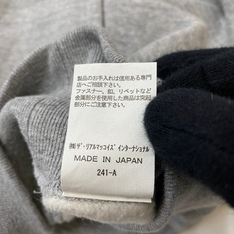 【中古品】【メンズ】 The REAL McCOY'S ザリアルマッコイズ 10oz MILITARY PRINT HOODED SWEATSHIRT MC24108 10オンス ミリタリー プリント フーデッド スウェットシャツ トップス プルオーバーパーカー 145-260413-ks-10-tei サイズ：M カラー：グレー 万代Net店