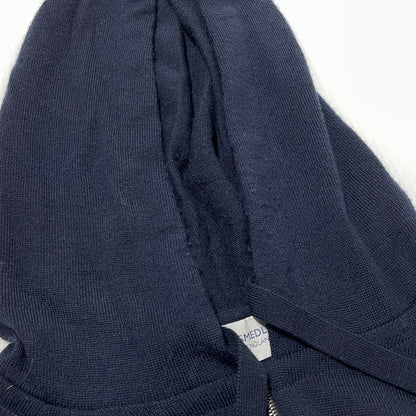 【中古品】【メンズ】 JOHN SMEDLEY ジョン スメドレー MERINO WOOL ZIP PARKA メリノ ウール ジップパーカー トップス フルジップパーカー 141-260523-ko-14-tei サイズ：M カラー：ブラック系 万代Net店