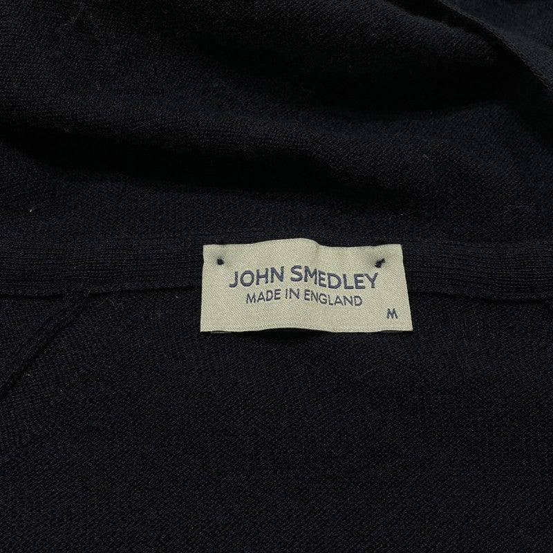 【中古品】【メンズ】 JOHN SMEDLEY ジョン スメドレー MERINO WOOL ZIP PARKA メリノ ウール ジップパーカー トップス フルジップパーカー 141-260523-ko-14-tei サイズ：M カラー：ブラック系 万代Net店