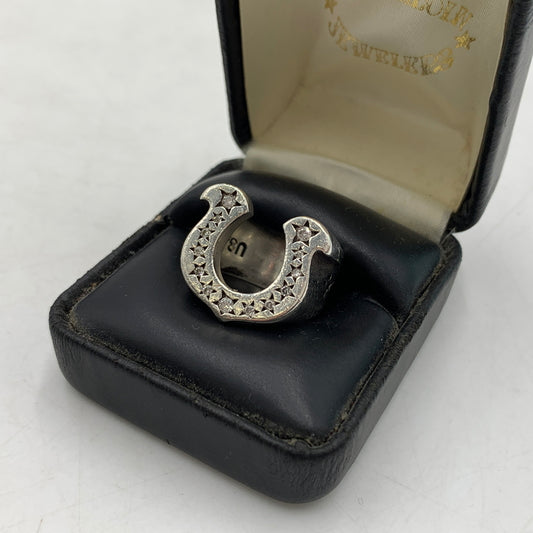 【中古品】【メンズ】 TENDERLOIN テンダーロイン H.S RING SILVER STONE CHICK ホースシューリング シルバー チク アクセサリー 指輪 192-260709-ko-12-tei カラー：シルバー 万代Net店