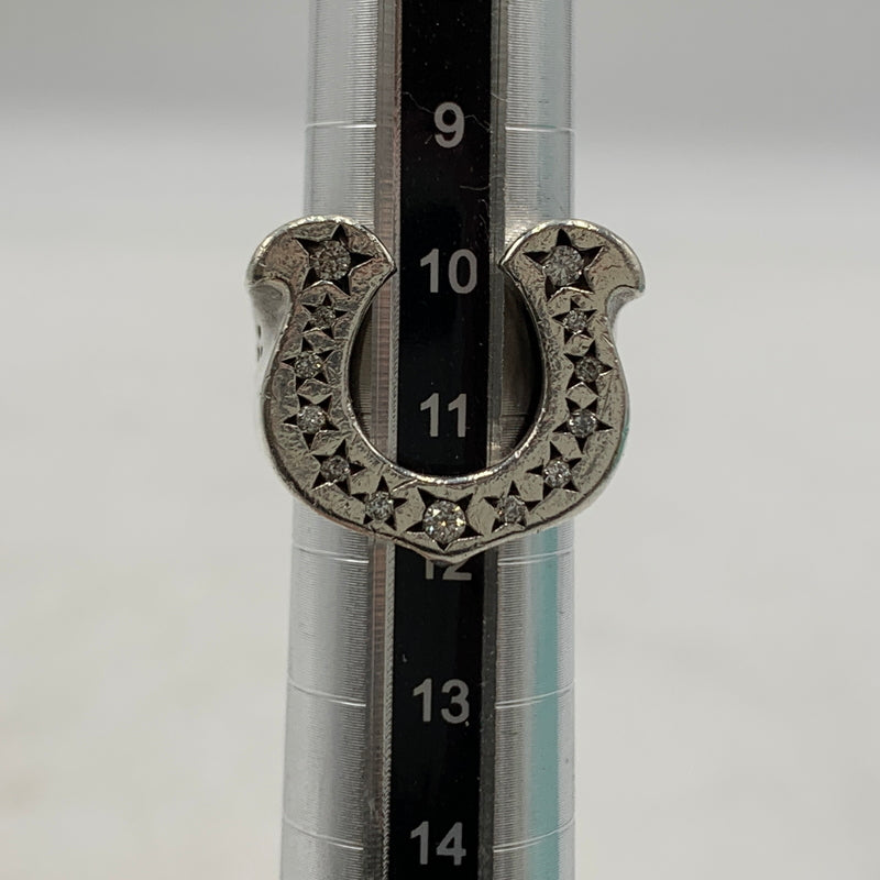 【中古品】【メンズ】 TENDERLOIN テンダーロイン H.S RING SILVER STONE CHICK ホースシューリング シルバー チク アクセサリー 指輪 192-260709-ko-12-tei カラー：シルバー 万代Net店