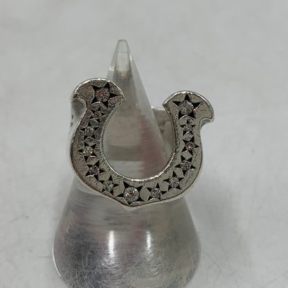 【中古品】【メンズ】 TENDERLOIN テンダーロイン H.S RING SILVER STONE CHICK ホースシューリング シルバー チク アクセサリー 指輪 192-260709-ko-12-tei カラー：シルバー 万代Net店