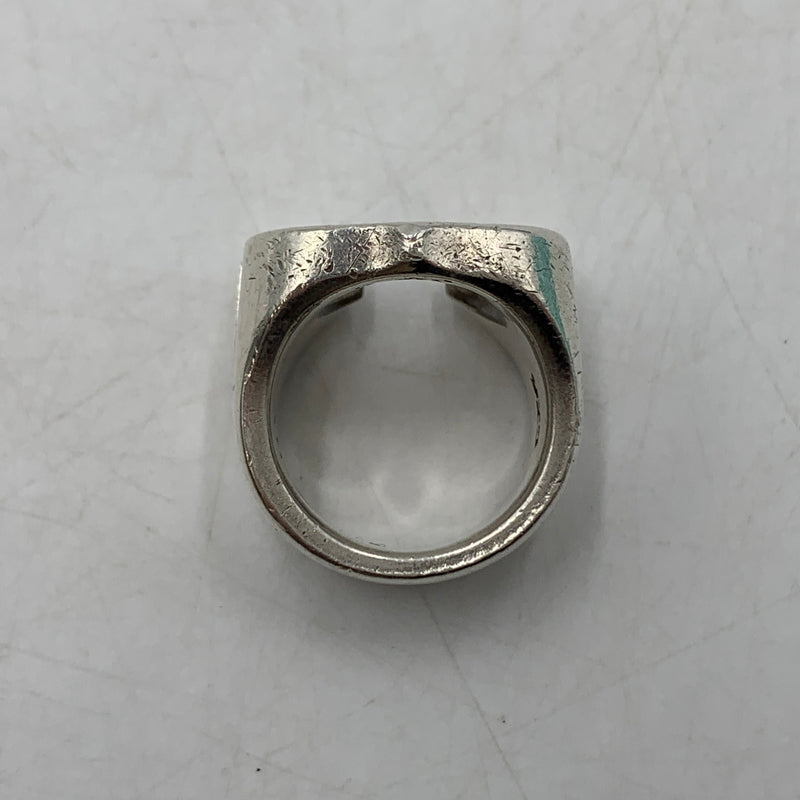 【中古品】【メンズ】 TENDERLOIN テンダーロイン H.S RING SILVER STONE CHICK ホースシューリング シルバー チク アクセサリー 指輪 192-260709-ko-12-tei カラー：シルバー 万代Net店
