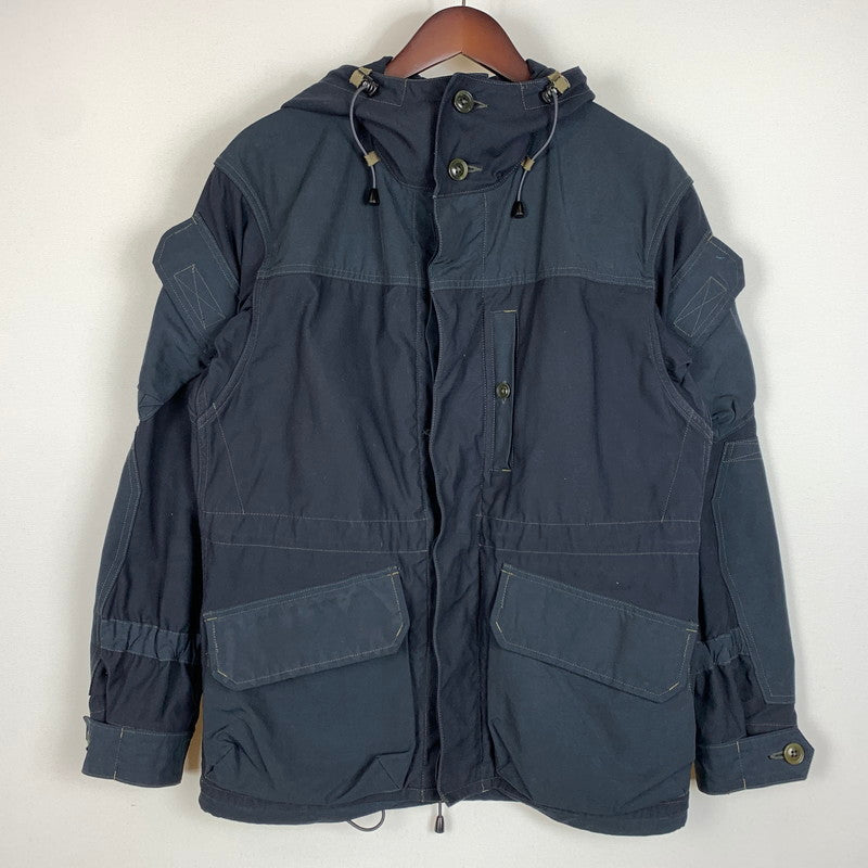 【中古品】【メンズ】 COLIMBO コリンボ HELIBORNE PARKA WINDPROOF LIGHT HELIBORNE ヘリボーンパーカー ウィンドルーフ ライト アウター コットン ナイロンジャケット 145-260410-ko-17-tei サイズ：S カラー：ネイビー 万代Net店