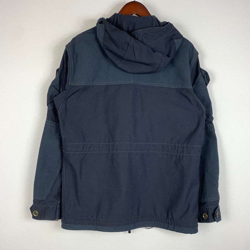 【中古品】【メンズ】 COLIMBO コリンボ HELIBORNE PARKA WINDPROOF LIGHT HELIBORNE ヘリボーンパーカー ウィンドルーフ ライト アウター コットン ナイロンジャケット 145-260410-ko-17-tei サイズ：S カラー：ネイビー 万代Net店