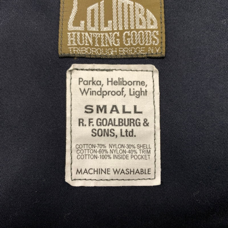 【中古品】【メンズ】 COLIMBO コリンボ HELIBORNE PARKA WINDPROOF LIGHT HELIBORNE ヘリボーンパーカー ウィンドルーフ ライト アウター コットン ナイロンジャケット 145-260410-ko-17-tei サイズ：S カラー：ネイビー 万代Net店