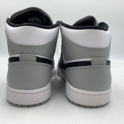 【中古品】【メンズ】 NIKE ナイキ AIR JORDAN 1 MID LIGHT SMOKE GREY WHITE BLACK 554724-092 エアジョーダン1 ミッド スニーカー 靴 シューズ 160-260711-ko-08-tei サイズ：29cm カラー：ホワイトグレー 万代Net店