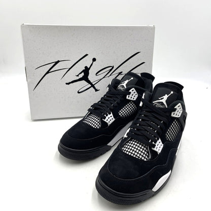 【中古品】【メンズ】 AIR JORDAN 4 RETRO "WHITE THUNDER" FQ8138-001 エアジョーダン4 レトロ ホワイト サンダー スニーカー 靴 シューズ 160-260415-yo-06-fuzh サイズ：28.5cm カラー：ブラック/ホワイト 万代Net店