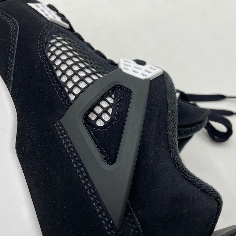【中古品】【メンズ】 AIR JORDAN 4 RETRO "WHITE THUNDER" FQ8138-001 エアジョーダン4 レトロ ホワイト サンダー スニーカー 靴 シューズ 160-260415-yo-06-fuzh サイズ：28.5cm カラー：ブラック/ホワイト 万代Net店