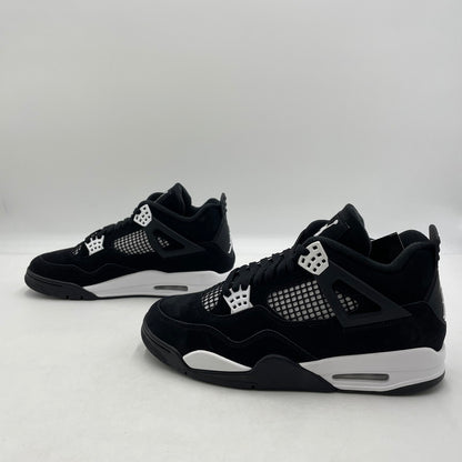 【中古品】【メンズ】 AIR JORDAN 4 RETRO "WHITE THUNDER" FQ8138-001 エアジョーダン4 レトロ ホワイト サンダー スニーカー 靴 シューズ 160-260415-yo-06-fuzh サイズ：28.5cm カラー：ブラック/ホワイト 万代Net店
