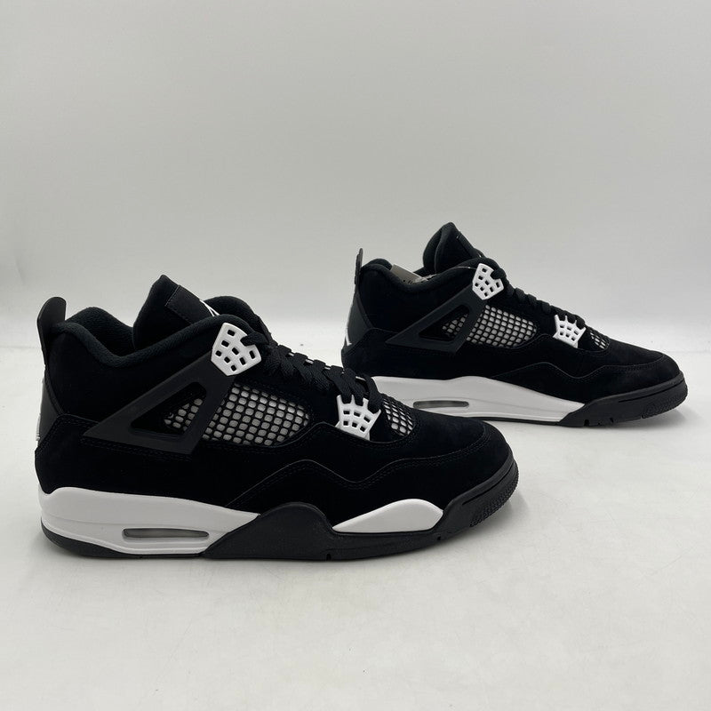 【中古品】【メンズ】 AIR JORDAN 4 RETRO "WHITE THUNDER" FQ8138-001 エアジョーダン4 レトロ ホワイト サンダー スニーカー 靴 シューズ 160-260415-yo-06-fuzh サイズ：28.5cm カラー：ブラック/ホワイト 万代Net店