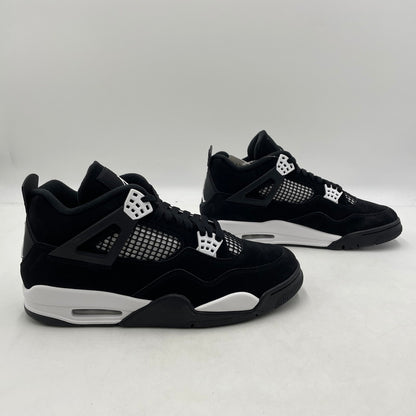 【中古品】【メンズ】 AIR JORDAN 4 RETRO "WHITE THUNDER" FQ8138-001 エアジョーダン4 レトロ ホワイト サンダー スニーカー 靴 シューズ 160-260415-yo-06-fuzh サイズ：28.5cm カラー：ブラック/ホワイト 万代Net店